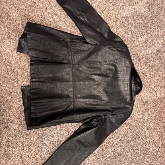 Faux Leather - Worthington Blazer - Size Large - womens - Picture 4 of 9